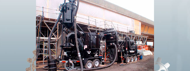 Proceso de Venta y Entrega de la Maquina más Moderno para Aspiración y Reciclaje de Abrasivos (Alta Producción) – Colombia