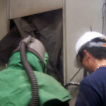 Equipo de Protección Operario - Cuarto de Granallado.