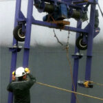 Mecanismo de Izaje Máquina Granalladora Automática Portátil Tanque 3.