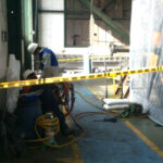 Personal Técnico y Elementos para Proceso de granallado.