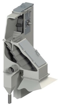 Elevador de Cangilones Cuarto de Granallado - CMV