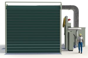 Puerta de Servicio Cuarto de Granallado - CMV