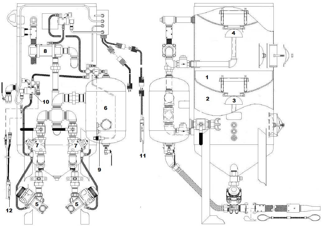 Ilustracion Tolva de Doble Cámara - Axxiom Schmidt