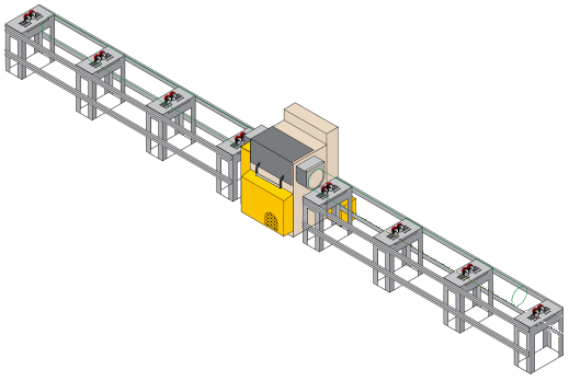Máquina Turbinada Granalladora para Tubos TB RD100 - CMV