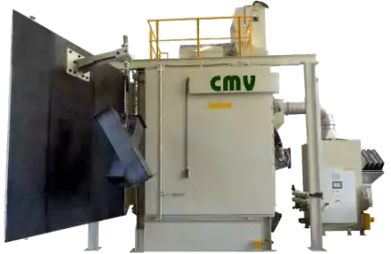 Máquina Granalladora Turbinada de Dos Puertas con Ganchera Fija GM