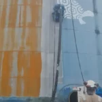 Granallado con Robot FasterBlaster del Tanque TK-4104B