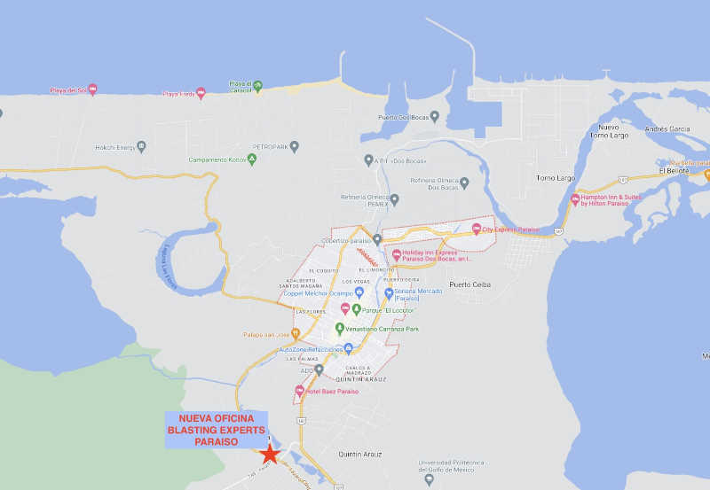 Mapa Paraíso, Tabasco