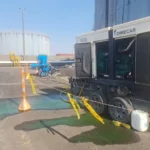 Granallado con Robot FasterBlaster del Tanque TK-4104B