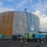 Granallado con Robot FasterBlaster del Tanque TK-4104B