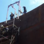 Granallado con Robot FasterBlaster de dos Tanques de 100.000 Barriles